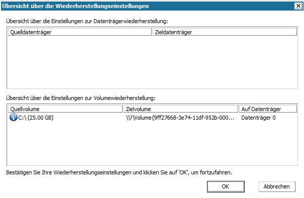 cad2d--BMR - summary of restore settings dialog-W