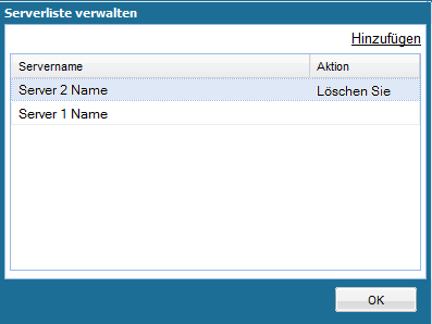 Server - Verwalten