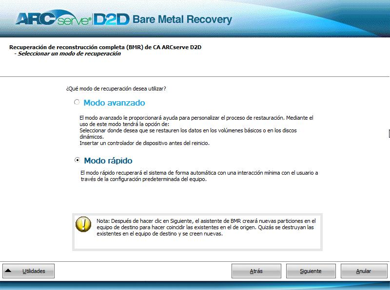 cad2d--BMR - select recovery mode screen-W