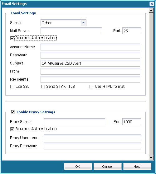 caadr--Backup Configuration - Email Settings Dialog-W