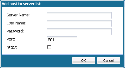 Servers - Add